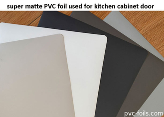 Schwarze supermatte PVC-Dekorfolie für Küchenschranktüren
