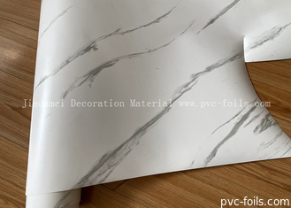 PVC-Dekorationsfilm aus weißem Marmor für Membranpresse