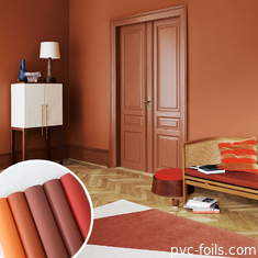 Supermatte PVC-Membranfolie gegen Fingerabdrücke für Innentüren