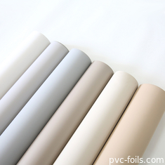 Anti-Fingerabdruck-Festfarb-PVC-Möbelfilm für Membrantüren