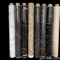 PVC-Laminationsfilm mit neuem Marmormuster für die Dekoration von Innenräumen