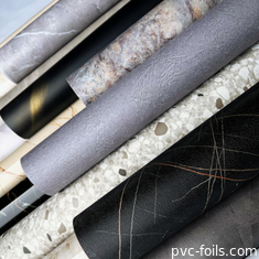 Neue Marmor-Design-PVC-Membranfolie für Möbelschränke