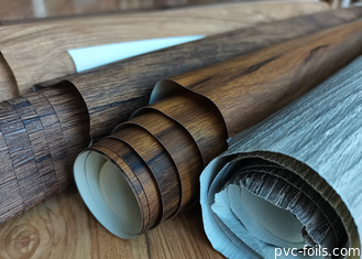 Dunkle Walnussholz-PVC-Folien für die Umschließung von Schränken