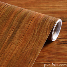 Holzmuster selbstklebende PVC-Folien Dekorationsfilm für MDF