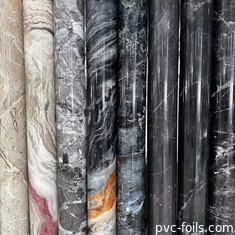 Digital gedruckte Marmor-PVC-Dekorationsfolie für Möbelplatten und Laminationsprojekte