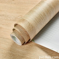 Holzkorn selbstklebende abnehmbare PVC-Vinylfolie für Möbelbeschichtungen