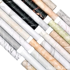 Hochglanz Marmor Design selbstklebende Vinylfolie Premium PVC Aufkleber für Arbeitsplattenverpackung