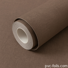 Gewebe Textur Feste Farbe PVC Textur Selbstklebstoff Wandbeschichtung Für Innenwanddekoration