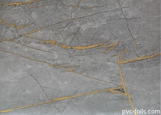 0.50mm dekorative PVC-Folie für die Abdeckung des Möbel-Hochglanz-Endmarmor-Kornes