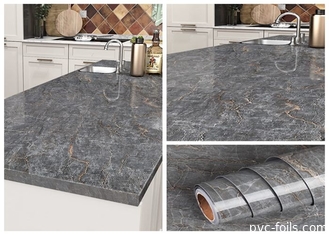 Klebefilm Matt Grey Kitchen Worktop Vinyl Selfs für Countertops-Kabinette