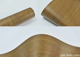 Vakuumpresse-PVC-Folie für Garderoben-Türen Matte Wood Grain 1420mm