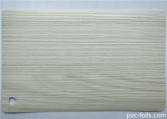 Hölzernes Membran-Folien-Film-Lamellieren Korn-PVCs 3d weiß