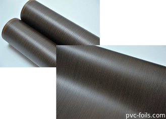 Foshan Custom Holzkorn PVC-Dekorationsfolie für Membrantüren