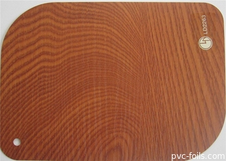 Matt-hölzerne Effekt 3D PVC-Membran-Folie für Garderoben-Dekoration