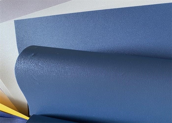 Prägeartige dekorativer PVC-Membran-Film-dunkelblaue einzelne Farbe für Türen