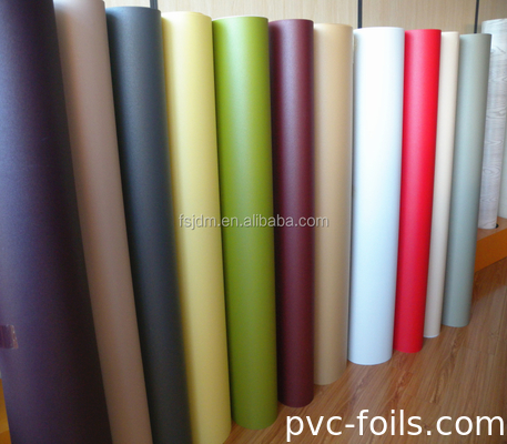 50m selbstklebender PVC-Film für Möbel-Kabinett-Wand-Decken-Tür-Planum Matte Semi Gloss