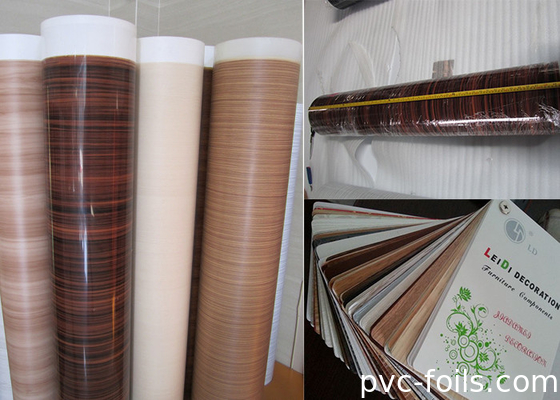 MDF-Lamination PVC Dekorationsfilm für Baustoffe 50m-500m Länge