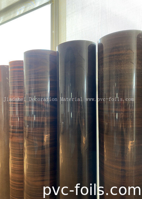 Hochglänzendes Holzkorn PVC-Dekorationsfilm für die flache Lamination Breite 1260 mm