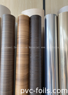 Holzkornprofilverpackung PVC-Film für die Dekoration von Innenmöbelplatten