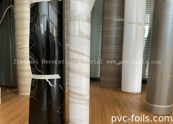 Weiße Marmor-Design-PVC-Membranfilmrolle für Tischdekoration
