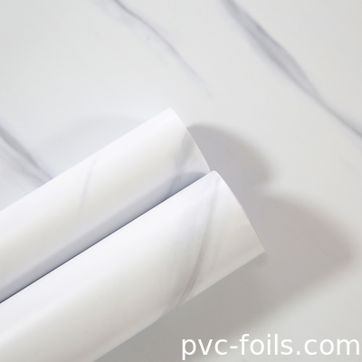 Customized Marmor Design PVC Möbel Folie Roll für Lamination und Verpackung