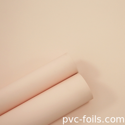 Supermatte rosa Farbe PVC Membranfolie in Roll für Küchenschranktüren