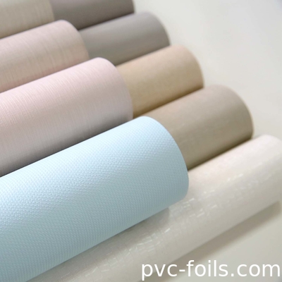 Texturähnliches Design PVC-Dekorationsfolie für Möbeldecken