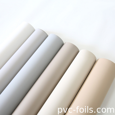 Anti-Fingerabdruck-Festfarb-PVC-Möbelfilm für Membrantüren