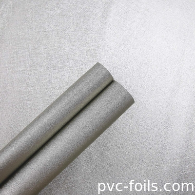 PVC-Dekorationsfilm aus Metallsilber für Innenausstattung, Türlaminierung