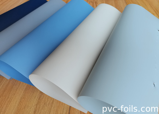 Blaue, supermatte, massivfarbige selbstklebende PVC-Folien für Heimdekorationen