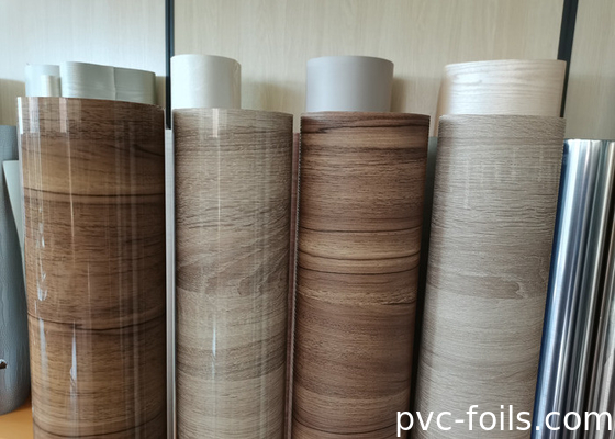 Hochglänzende PVC-Möbelfilmrolle für moderne Schrankenoberflächen