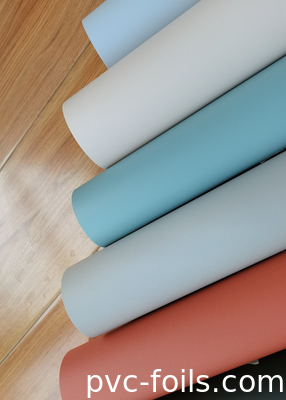 Matte Oberfläche PVC-Dekorationsfolie für Möbel, die langlebig und wasserdicht ist
