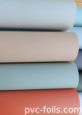 Dauerhafte matte Oberfläche PVC-Dekorationsfolie für Möbel