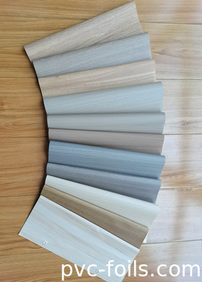 Matte Holzkorn PVC-Innenfolie für Möbeloberflächendekoration