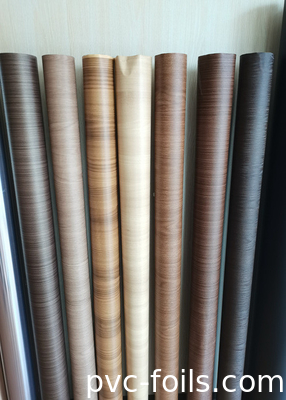PVC-Laminationsfolie aus Holzkörnchen aus Goldenen Eichenholz für Fenster- und Türprofile