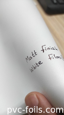 Matte Finish PVC Dekorationsfilm für 1,2 mm Acrylbleche, 0,15 mm Dicke