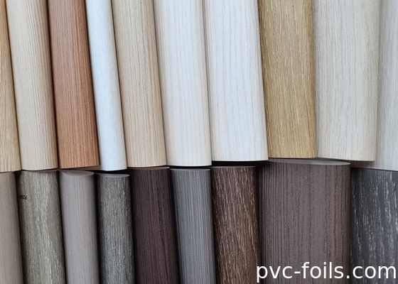 Supermatte Holz Textur PVC Dekorationsfilm für WPC-Panel und Profilverpackung