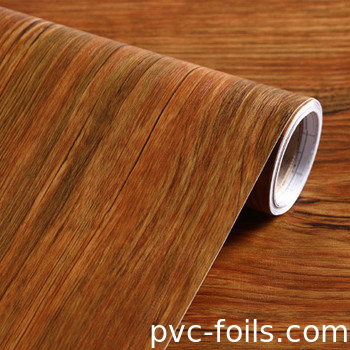 Holzmuster selbstklebende PVC-Folien Dekorationsfilm für MDF