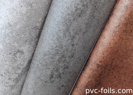 Vakuumgesteckte Zementtextur PVC-Film für moderne Innenanwendungen