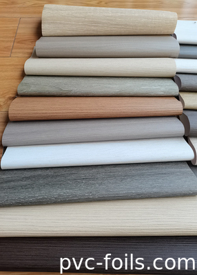 3D-Digitaldruck Holzkorn PVC-Dekorationsfilm für Innenmöbel Oberflächendekoration