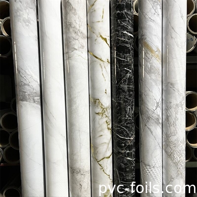 Digitales Drucken Marmor-Design PVC Dekorationsfilm für Möbel und Innenarchitektur