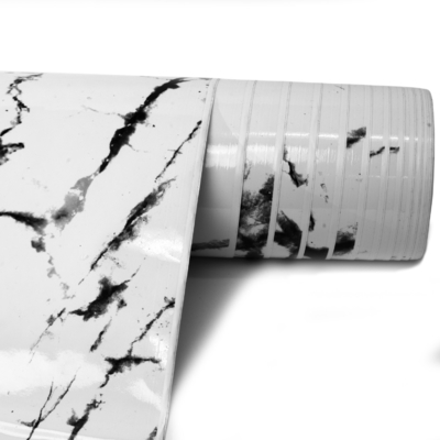 Hochglanz Marmor Design PVC-Vinyl-Aufkleber