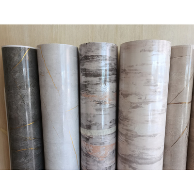 Marmor-Effekt PVC Dekorationsfilm für Möbel, Schränke und Wandplatten Anpassungsfähiges Design