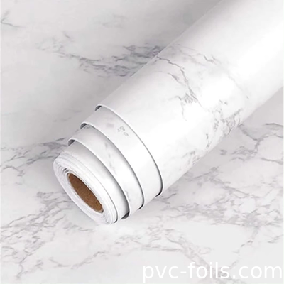 Dauerhafte PVC-Laminatfolie mit Marmorwirkung für Küche und Möbel