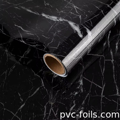 Dauerhafte PVC-Laminatfolie mit Marmorwirkung für Küche und Möbel