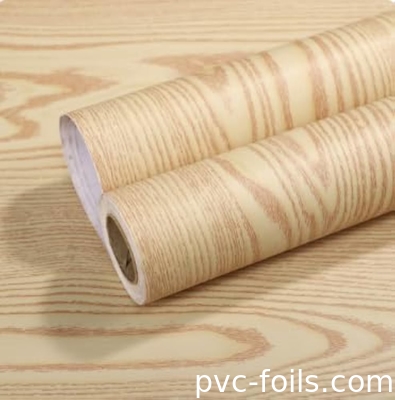 1.22x50M Bestseller Embossed Holz PVC Tapete Dekorative Selbstklebfilm für die Wohnkultur