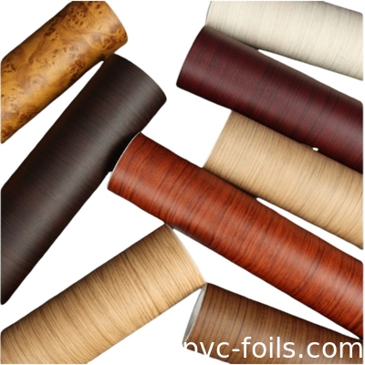 Niedriges MOQ Fabrikpreis Selbstklebende Tapeten Möbel Aufkleber Vinyl Holz Getreide PVC Film zum Verkauf