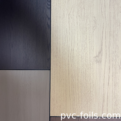 0.14mm PVC Dekorationslaminationsfilm Holztekstur Prägungsfilm Holzdesign für laminiertes Blatt