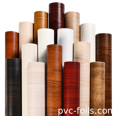 DIY-freundliche PVC-Dekorationsfolie für Möbel Makeover Matte Holz-Getreide