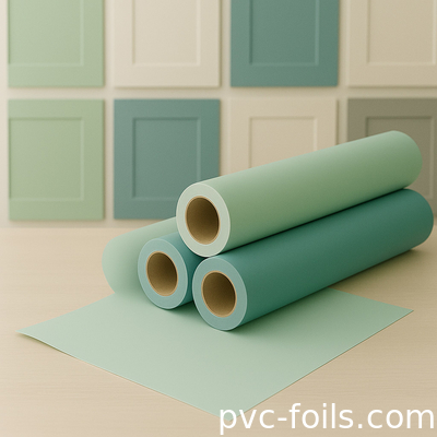 Luxuriöse Soft Touch-PVC-Folien mit supermatte Oberfläche für Türen und Möbel Schranktüren